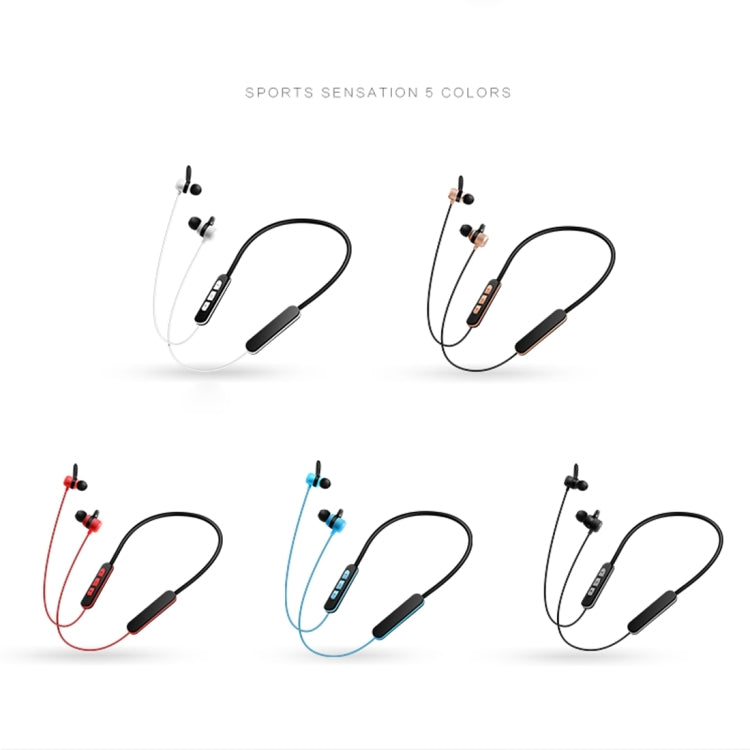 BT-KDK58 In-Ear Wire Control Sport Magnetic Suction Wireless Bluetooth Earphones with Mic, Support Handfree Call, For iPad, iPhone, Galaxy, Huawei, Xiaomi, LG, HTC and Other Smart Phones(Gold) - Neck-mounted Earphone by buy2fix | Online Shopping UK | buy2fix