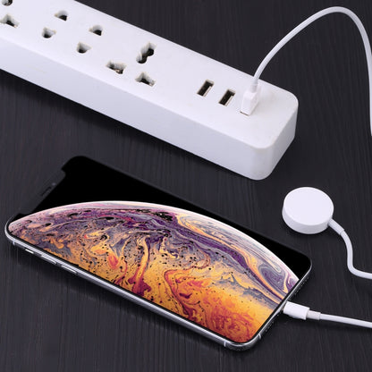 Multi-function 8 Pin Magnetic Charging Cable for iPhone / Apple Watch, Length : 1m (White) - Multifunction Cable by buy2fix | Online Shopping UK | buy2fix