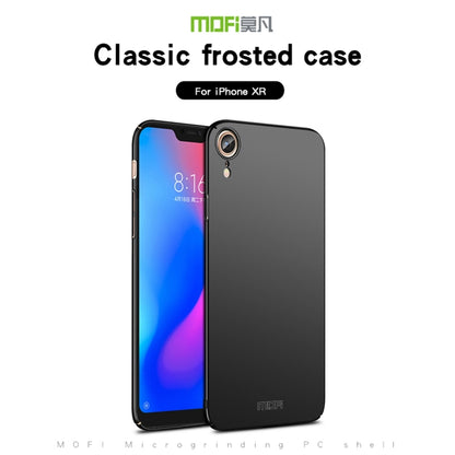 For iPhone XR MOFI Frosted PC Ultra-thin Full Coverage Protective Case (Red) - More iPhone Cases by MOFI | Online Shopping UK | buy2fix