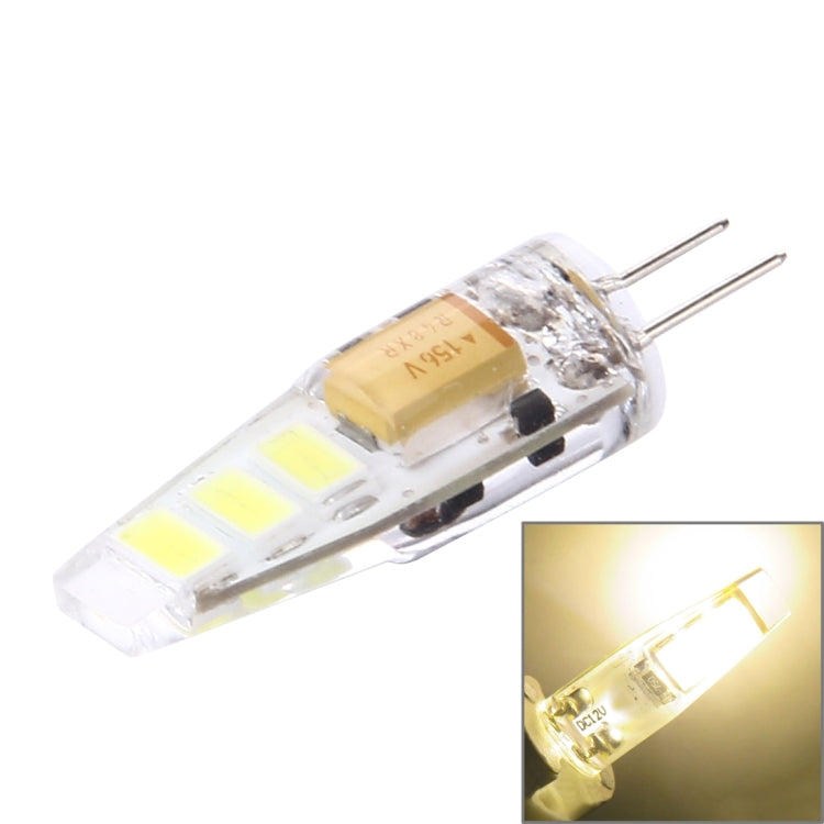 G4 2W 100LM Corn Light Bulb, 6 LED SMD 5730 Silicone, DC 12V(White Light) - LED Blubs & Tubes by buy2fix | Online Shopping UK | buy2fix