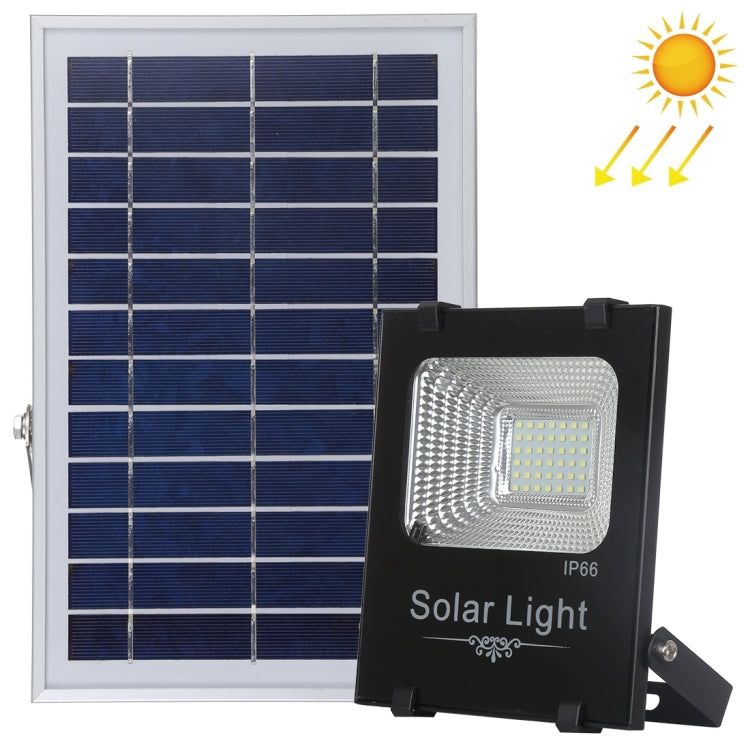 150W 176 LEDs SMD 2835 IP66 Waterproof Ultra-thin Solar Powered Timing LED Flood Light  with 6V / 0.83A Solar Panel & Remote Control(White Light) - Solar Lights by buy2fix | Online Shopping UK | buy2fix