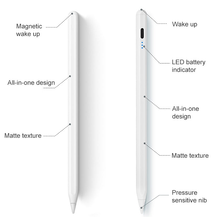 Magnetic Anti-mistouch Tilting Pressure Sensitive Capacitance Stylus for iPad - Stylus Pen by buy2fix | Online Shopping UK | buy2fix