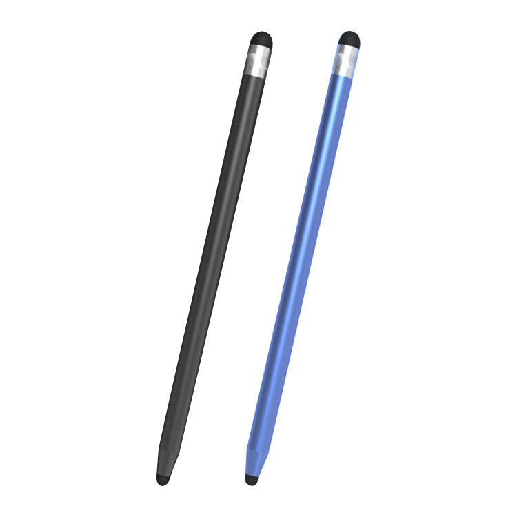 Universal Two-end Rubber Nibs Capacitive Stylus Pen with Magnetic Cap (Blue) - Stylus Pen by buy2fix | Online Shopping UK | buy2fix