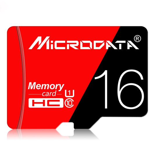 MICRODATA 16GB High Speed U1 Red and Black TF(Micro SD) Memory Card - Micro SD Card by MiCRODATA | Online Shopping UK | buy2fix