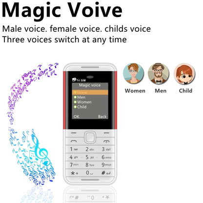SERVO BM5310 Mini Mobile Phone, Russian Key, 1.33 inch, MTK6261D, 21 Keys, Support Bluetooth, FM, Magic Sound, Auto Call Record, GSM, Triple SIM (Black+green) - SERVO by SERVO | Online Shopping UK | buy2fix