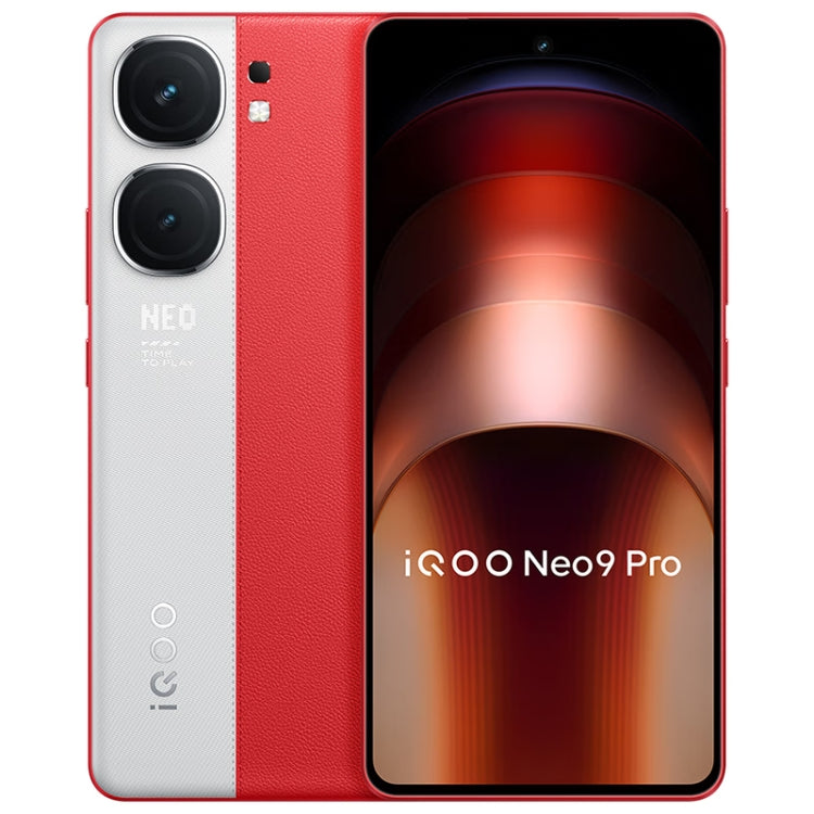 vivo iQOO Neo9 Pro, Dual Back Cameras, 12GB+256GB, Face ID / Fingerprint Identification, 6.78 inch Android 14 OriginOS 4 Dimensity 9300 Octa Core, OTG, NFC, Network: 5G, Support Google Play (Red) - vivo by vivo | Online Shopping UK | buy2fix