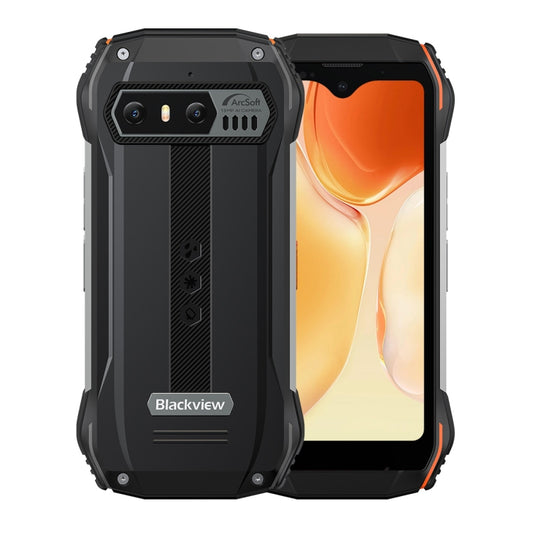 Blackview N6000SE, IP68/IP69K/MIL-STD-810H, 4GB+128GB, 4.3 inch Android 13 MediaTek MT8788 Octa Core, Network: 4G, OTG, NFC (Orange) - Blackview by Blackview | Online Shopping UK | buy2fix