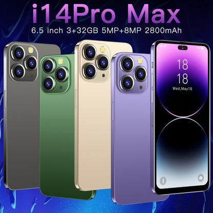 i14 Pro Max / H208A, 3GB+32GB, 6.5 inch Dynamic Island Screen, Face Identification, Android 8.1 MTK6753 Octa Core, Network: 4G (Purple) -  by buy2fix | Online Shopping UK | buy2fix