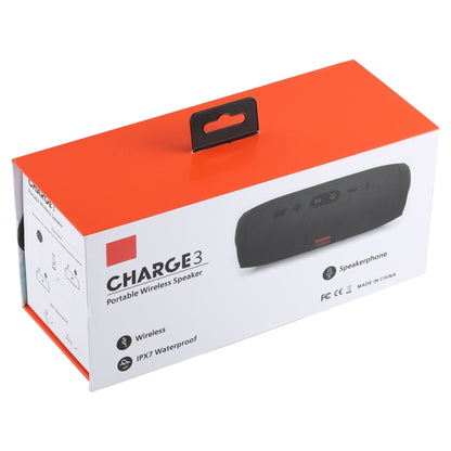 Charge3 Life Waterproof Bluetooth Stereo Speaker, Built-in MIC, Support Hands-free Calls & TF Card & AUX IN & Power Bank(Red) - Waterproof Speaker by buy2fix | Online Shopping UK | buy2fix