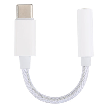 USB-C/Type-C to 3.5mm Audio Braided Adapter Cable - Type-C Adapter by buy2fix | Online Shopping UK | buy2fix