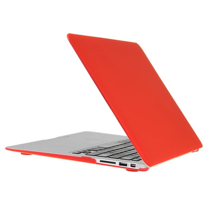 ENKAY for Macbook Air 11.6 inch (US Version) / A1370 / A1465 Hat-Prince 3 in 1 Frosted Hard Shell Plastic Protective Case with Keyboard Guard & Port Dust Plug(Red) - MacBook Air Cases by ENKAY | Online Shopping UK | buy2fix