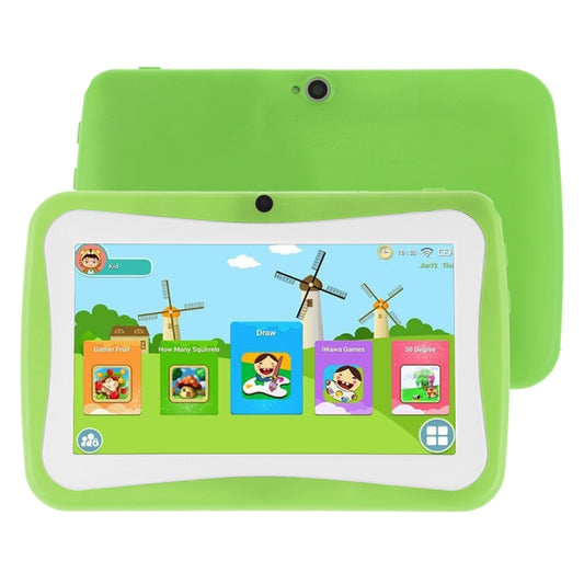 M755 Kids Education Tablet PC, 7.0 inch, 1GB+16GB, Android 5.1 Allwinner A33 Quad Core up to 1.3GHz, 360 Degree Menu Rotation, WiFi(Green) -  by buy2fix | Online Shopping UK | buy2fix
