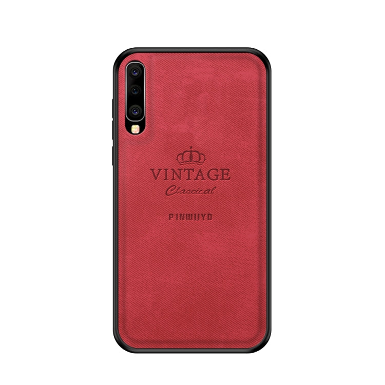 PINWUYO Shockproof Waterproof Full Coverage PC + TPU + Skin Protective Case for Galaxy A70 (Red) - Galaxy Phone Cases by PINWUYO | Online Shopping UK | buy2fix