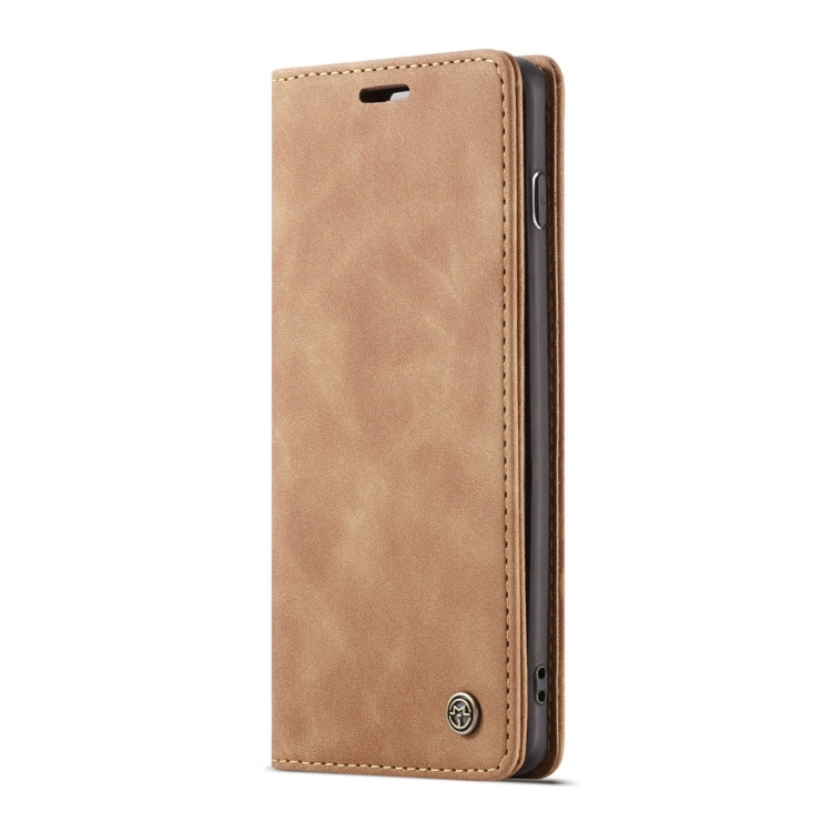 CaseMe-013 Multifunctional Retro Frosted Horizontal Flip Leather Case for Galaxy S10, with Card Slot & Holder & Wallet (Brown) - Galaxy Phone Cases by CaseMe | Online Shopping UK | buy2fix