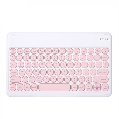 X3 10 inch Universal Tablet Round Keycap Wireless Bluetooth Keyboard (Pink) - Universal Keyboard by buy2fix | Online Shopping UK | buy2fix