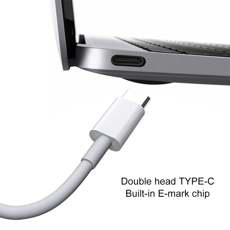PD 5A USB-C / Type-C Male to USB-C / Type-C Male Fast Charging Cable, Cable Length: 1.5m (White) - USB-C & Type-C Cable by buy2fix | Online Shopping UK | buy2fix