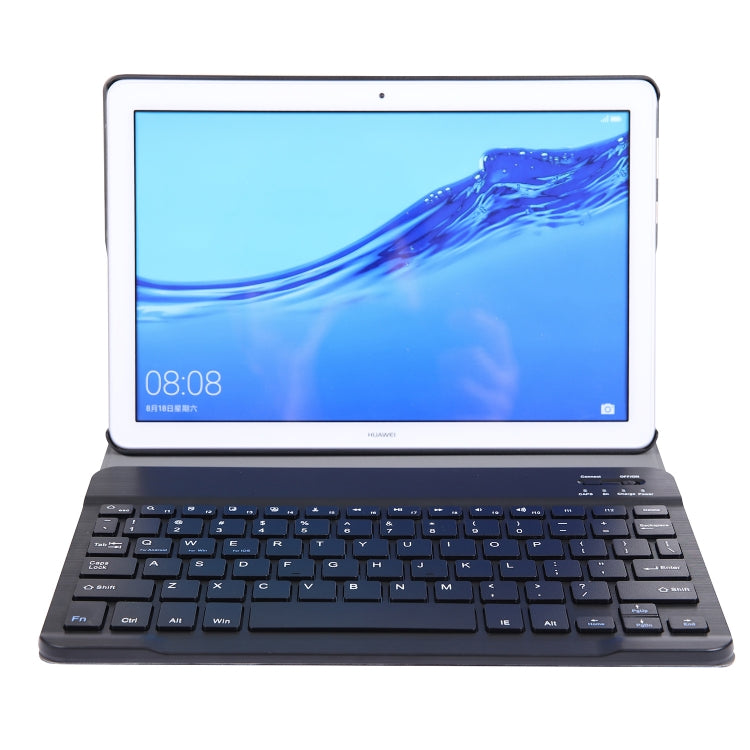 ABS Ultra-thin Split Bluetooth Keyboard Tablet Case for Huawei M5 / C5 10.1 inch, with Bracket Function(Black) - Huawei Keyboard by buy2fix | Online Shopping UK | buy2fix