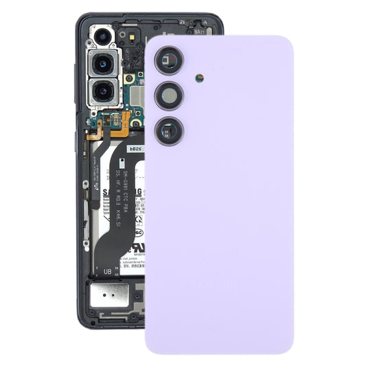 For Samsung Galaxy S24 SM-S921B OEM Battery Back Cover with Camera Lens Cover(Light Purple) - Back Cover by buy2fix | Online Shopping UK | buy2fix
