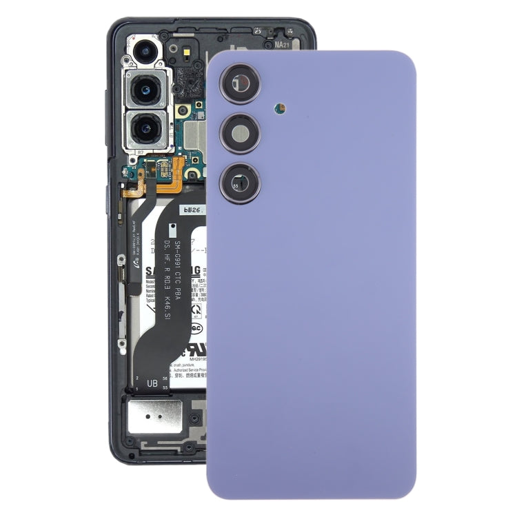 For Samsung Galaxy S24+ SM-S926B OEM Battery Back Cover with Camera Lens Cover(Grey) - Back Cover by buy2fix | Online Shopping UK | buy2fix