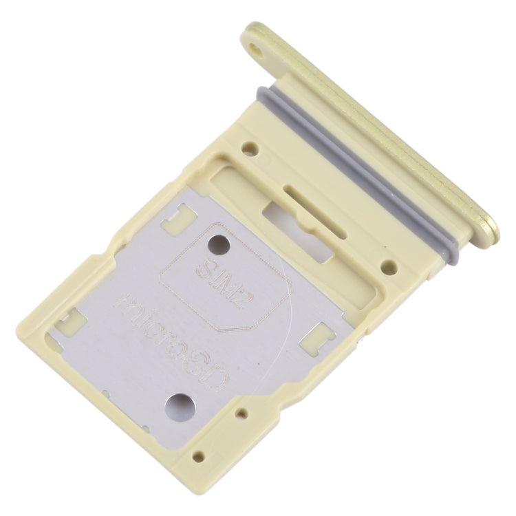 For Samsung Galaxy A35 SM-A356B Original SIM Card Tray + SIM / Micro SD Card Tray (Yellow) - Card Socket by buy2fix | Online Shopping UK | buy2fix