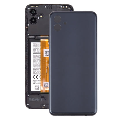 For Samsung Galaxy A04 SM-A045F Original Battery Back Cover(Black) - Back Cover by buy2fix | Online Shopping UK | buy2fix