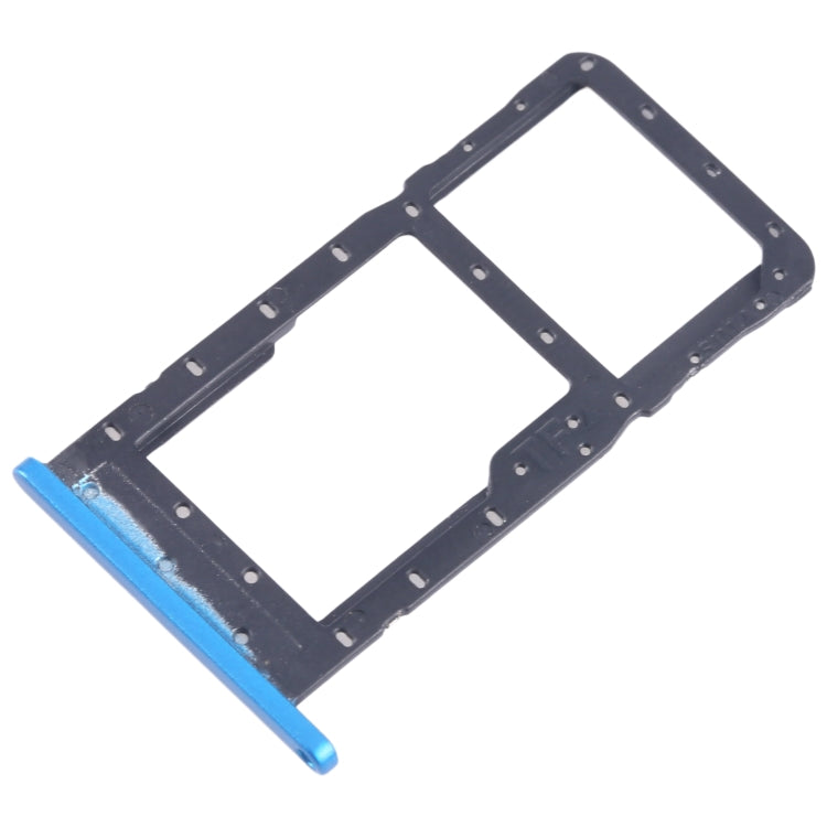 For Alcatel 1SE 2020 5030 SIM Card Tray + Micro SD Card Tray (Blue) - Card Tray by buy2fix | Online Shopping UK | buy2fix