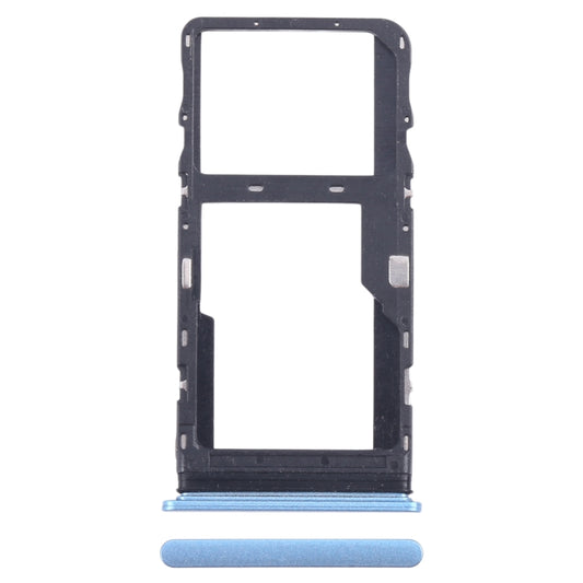 For TCL 20L / 20 Lite Original SIM Card Tray + Micro SD Card Tray (Blue) - For TCL by buy2fix | Online Shopping UK | buy2fix