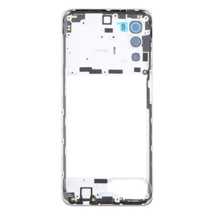 For Motorola Moto G52 Original Middle Frame Bezel Plate (Silver) - Frame Bezel Plate by buy2fix | Online Shopping UK | buy2fix