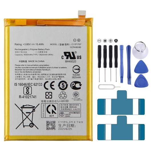 4000mAh Battery Replacement For ASUS Zenfone Max M1 ZB555KL C11P1707 - Others by buy2fix | Online Shopping UK | buy2fix