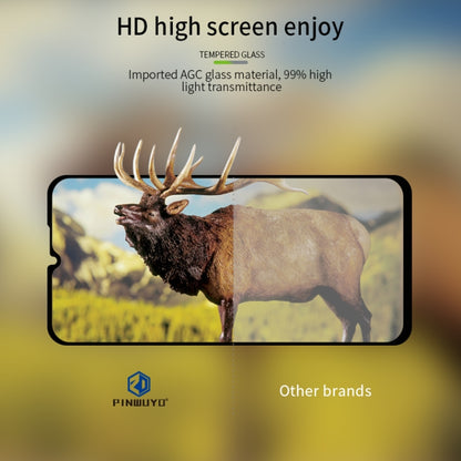 For Xiaomi RedMi 9 PINWUYO 9H 2.5D Full Screen Tempered Glass Film(Black) -  by PINWUYO | Online Shopping UK | buy2fix