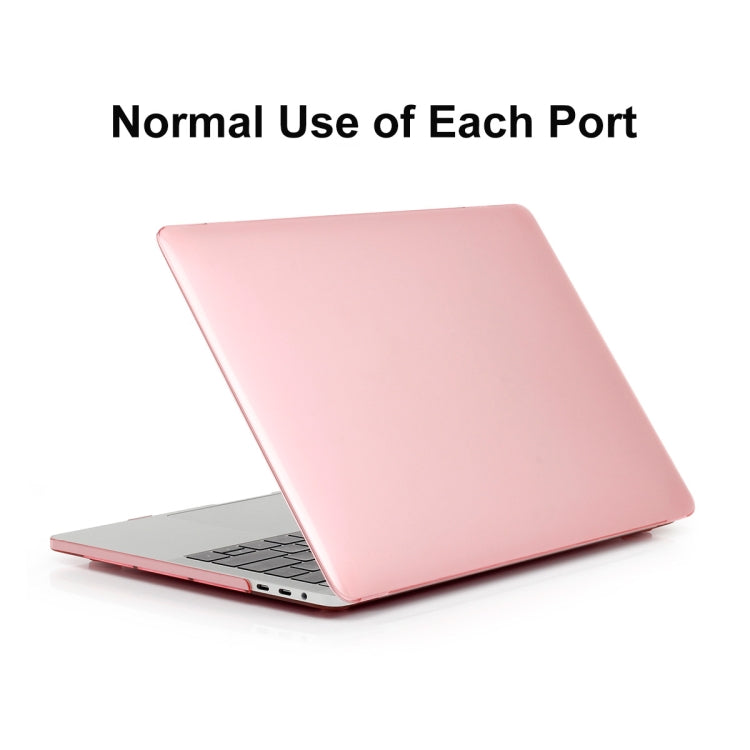 ENKAY Hat-Prince 3 in 1 For MacBook Pro 13 inch A2289 / A2251 (2020) Crystal Hard Shell Protective Case + Europe Version Ultra-thin TPU Keyboard Protector Cover + Anti-dust Plugs Set(Pink) - MacBook Pro Cases by ENKAY | Online Shopping UK | buy2fix