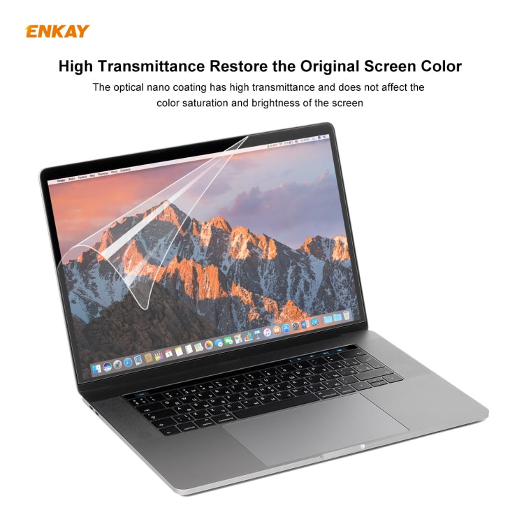 ENKAY Laptop Clear HD PET Screen Protector For MacBook Pro 16 inch A2141 (2019) - Screen Protectors by ENKAY | Online Shopping UK | buy2fix