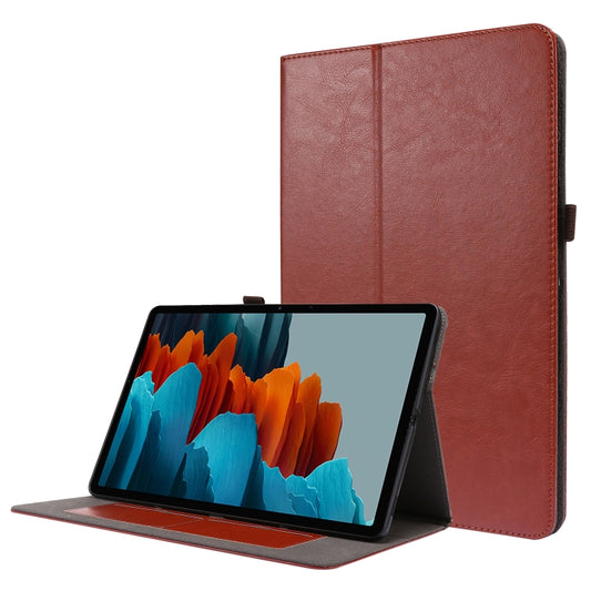 For Samsung Galaxy Tab S8+ / Tab S8 Plus /  Tab S7 FE / Tab S7+ T970/T976B 2-Folding Business Horizontal Flip PU Leather Case with Card Slots & Holder(Gongkeli Color) - Galaxy Tab S8+ Cases by buy2fix | Online Shopping UK | buy2fix