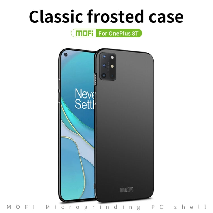 For OnePlus 8T MOFI Frosted PC Ultra-thin Hard Case (Blue) - OnePlus Cases by MOFI | Online Shopping UK | buy2fix
