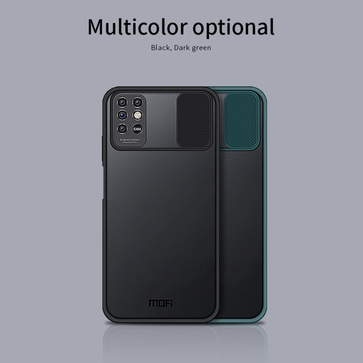 For INFINIX Note8 MOFI Xing Dun Series PC + TPU Anti-peep Waterproof And Anti-drop All-inclusive Protective Shell, Translucent Frosted(Green) - Infinix Cases by MOFI | Online Shopping UK | buy2fix