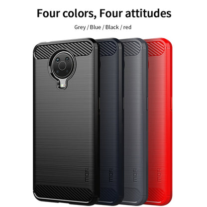 For Nokia G10 / G20 / 6.3 MOFI Gentleness Series Brushed Texture Carbon Fiber Soft TPU Case(Black) - Nokia Cases by MOFI | Online Shopping UK | buy2fix