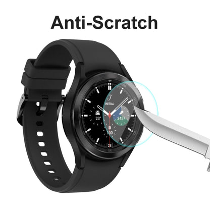 2 PCS For Samsung Galaxy Watch4 Classic 42mm ENKAY Hat-Prince 0.2mm 9H 2.15D Curved Edge Tempered Glass Screen Protector Watch Film - Screen Protector by ENKAY | Online Shopping UK | buy2fix