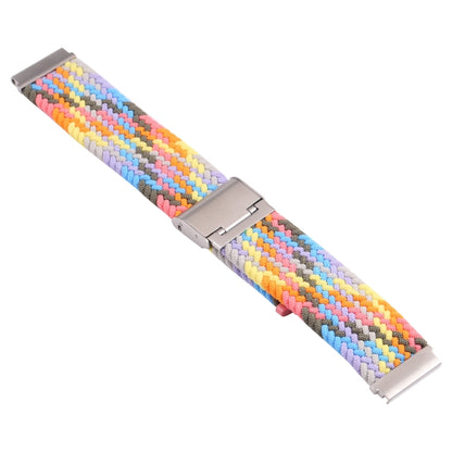 For Samsung Galaxy Watch 4 / Watch 5 20mm Nylon Braided Metal Buckle Watch Band(Color 1) - Watch Bands by buy2fix | Online Shopping UK | buy2fix