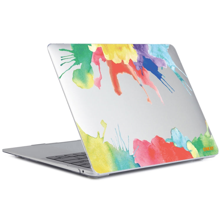 ENKAY Hat-Prince Forest Series Pattern Laotop Protective Crystal Case for MacBook Pro 15.4 inch A1707 / A1990(Watercolor Pattern) - MacBook Pro Cases by ENKAY | Online Shopping UK | buy2fix