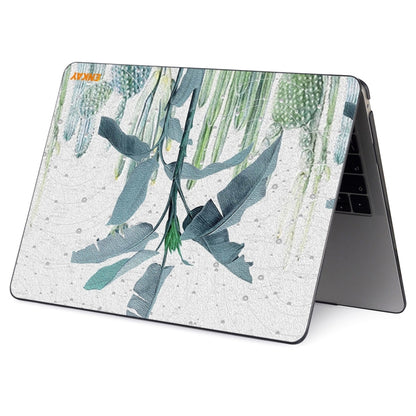 ENKAY Hat-Prince Natural Series Laotop Protective Crystal Case for MacBook Pro 14.2 inch A2442 2021/A2779 2023(Banana Leaves) - MacBook Pro Cases by ENKAY | Online Shopping UK | buy2fix