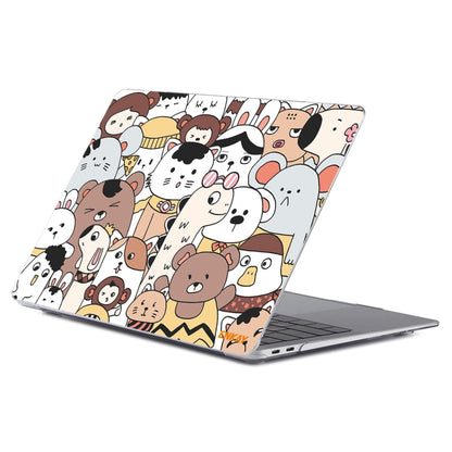 ENKAY Animal Series Pattern Laotop Protective Crystal Case For MacBook Pro 13.3 inch A1706 / A1708 / A1989 / A2159(Animals No.1) - MacBook Pro Cases by ENKAY | Online Shopping UK | buy2fix