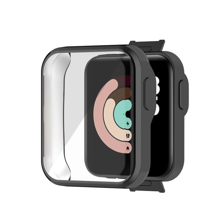 For Xiaomi Redmi Watch TPU Integrated Protective Case(Black) - Watch Cases by buy2fix | Online Shopping UK | buy2fix