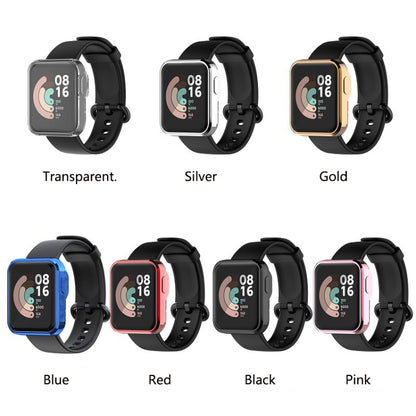 For Xiaomi Redmi Watch TPU Integrated Protective Case(Black) - Watch Cases by buy2fix | Online Shopping UK | buy2fix