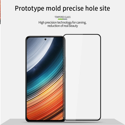 For Xiaomi Redmi K40S PINWUYO 9H 2.5D Full Screen Tempered Glass Film(Black) -  by PINWUYO | Online Shopping UK | buy2fix