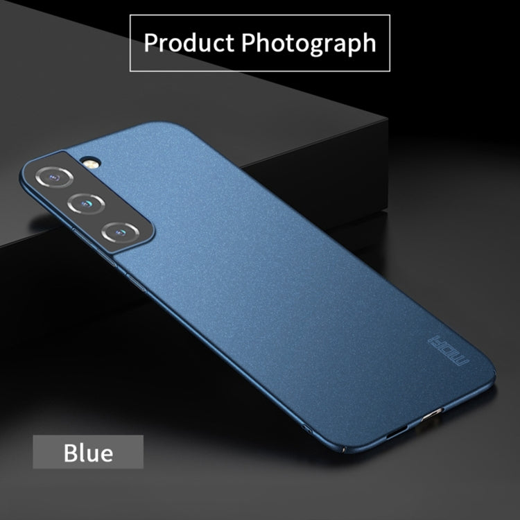 For Samsung Galaxy S22+ 5G MOFI Fandun Series Frosted Ultra-thin PC Hard Phone Case(Blue) - Galaxy S22+ 5G Cases by MOFI | Online Shopping UK | buy2fix
