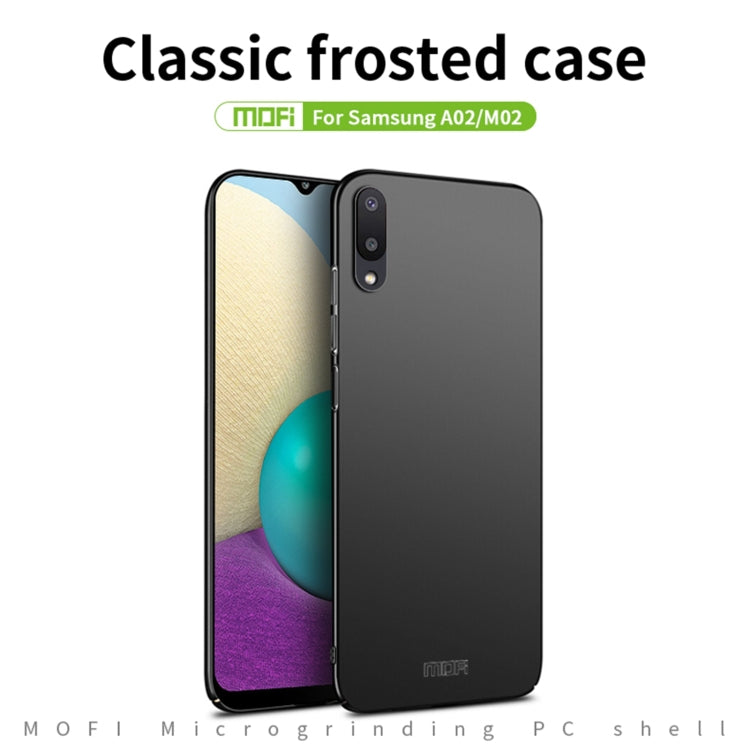 For Samsung Galaxy A02 / M02 MOFI Frosted PC Ultra-thin Hard Phone Case(Gold) - Galaxy Phone Cases by MOFI | Online Shopping UK | buy2fix