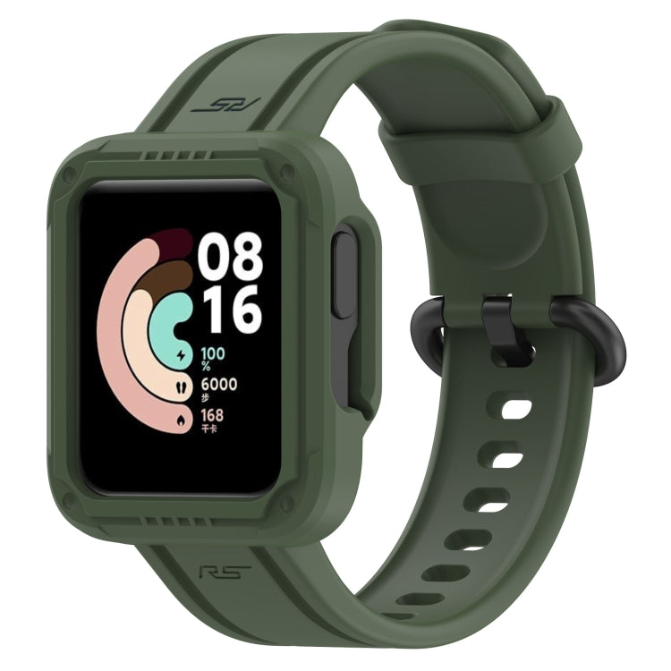 For Xiaomi Redmi Watch 2 Lite Silicone Solid Color Watch Band(Dark Green) - Watch Bands by buy2fix | Online Shopping UK | buy2fix