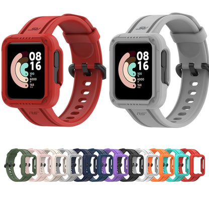 For Xiaomi Redmi Watch 2 Lite Silicone Solid Color Watch Band(Water Duck) - Watch Bands by buy2fix | Online Shopping UK | buy2fix