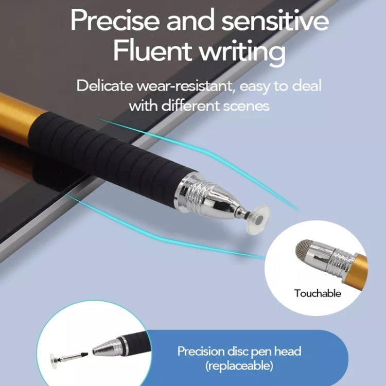 AT-31 Conductive Cloth Head + Precision Sucker Capacitive Pen Head 2-in-1 Handwriting Stylus with 1 Pen Head(Light Blue) - Stylus Pen by buy2fix | Online Shopping UK | buy2fix