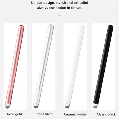 AT-32 3-in-1 Precision Sucker Capacitive Pen + Conductive Cloth Head + Handwriting Signature Pen Mobile Phone Touch Screen Pen with 2 Pen Head(Rose Gold) - Stylus Pen by buy2fix | Online Shopping UK | buy2fix